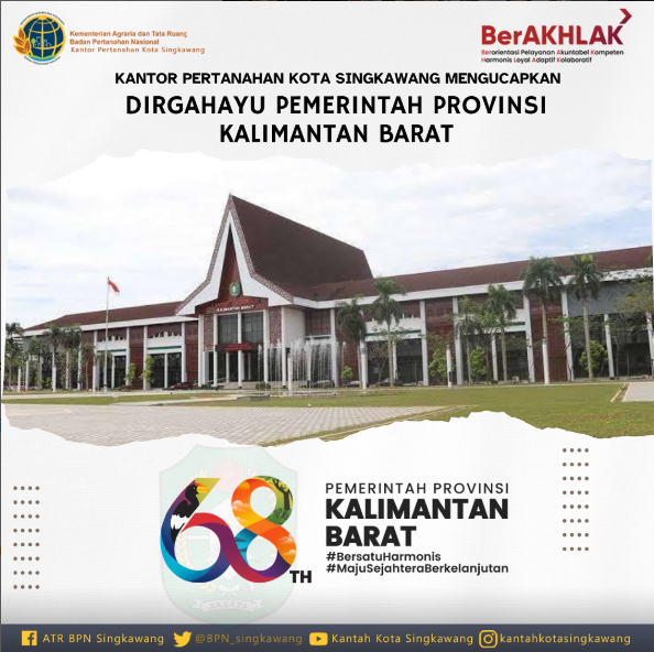 Dirgahayu Pemerintah Provinsi Kalimantan Barat ke-68