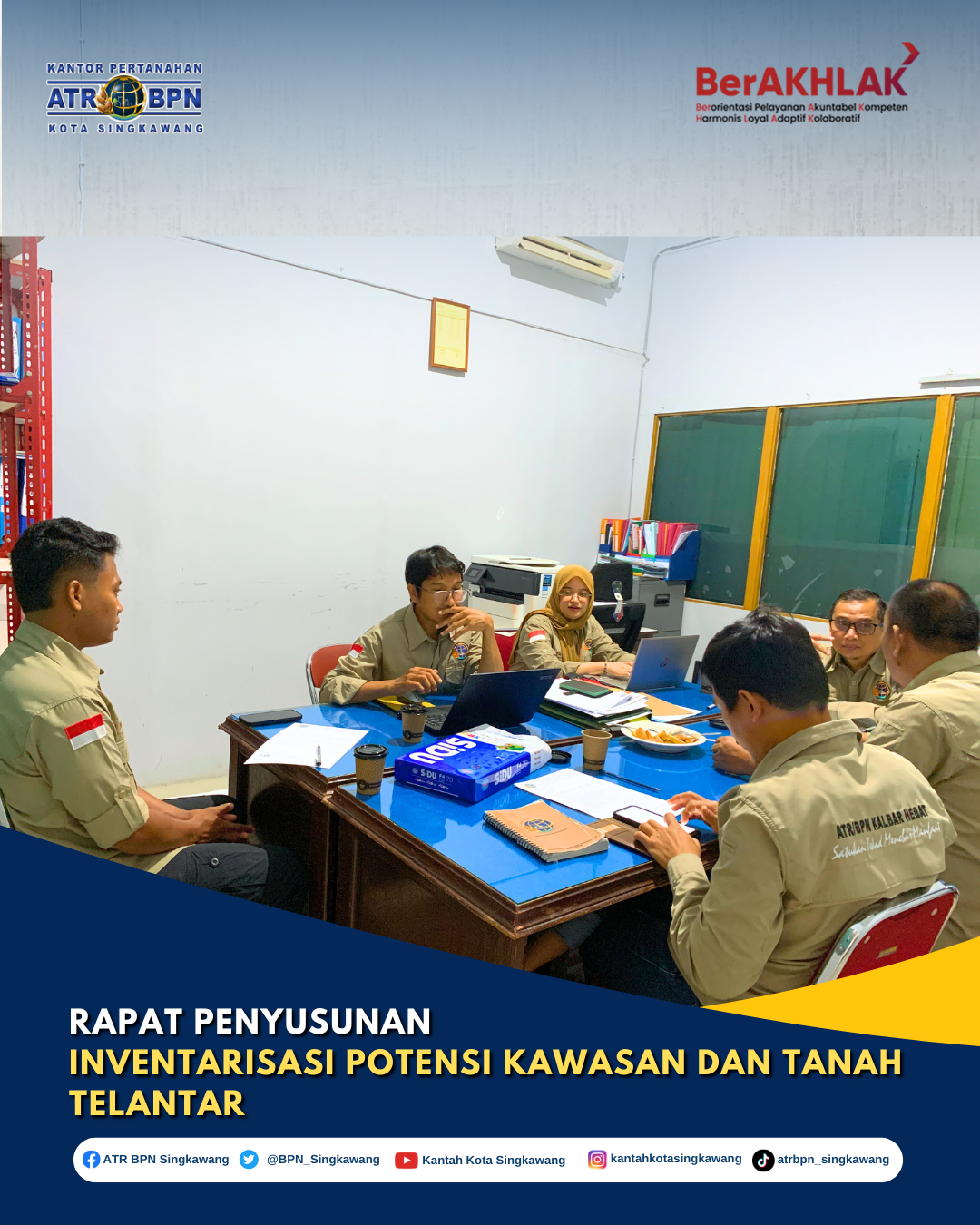 RAPAT PENYUSUNAN INVENTARISASI POTENSI KAWASAN DAN TANAH TELANTAR