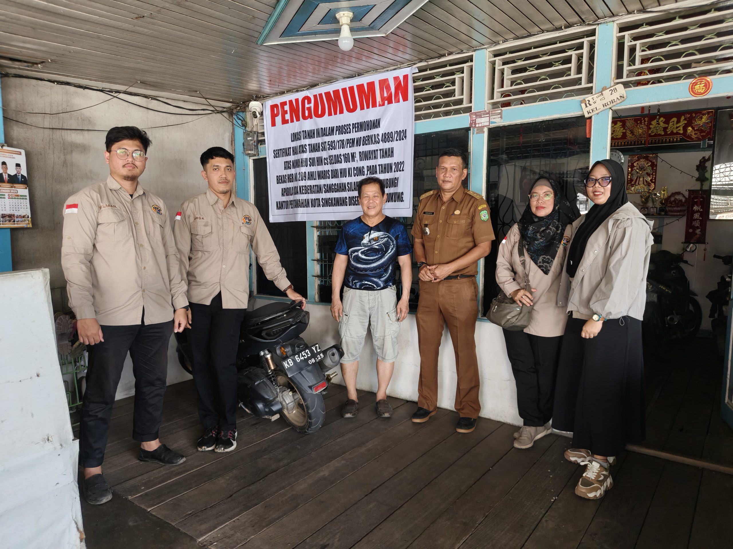 Tindak Lanjut Permohonan Masyarakat, Panitia A Lakukan Pemeriksaan Tanah di Kelurahan Roban
