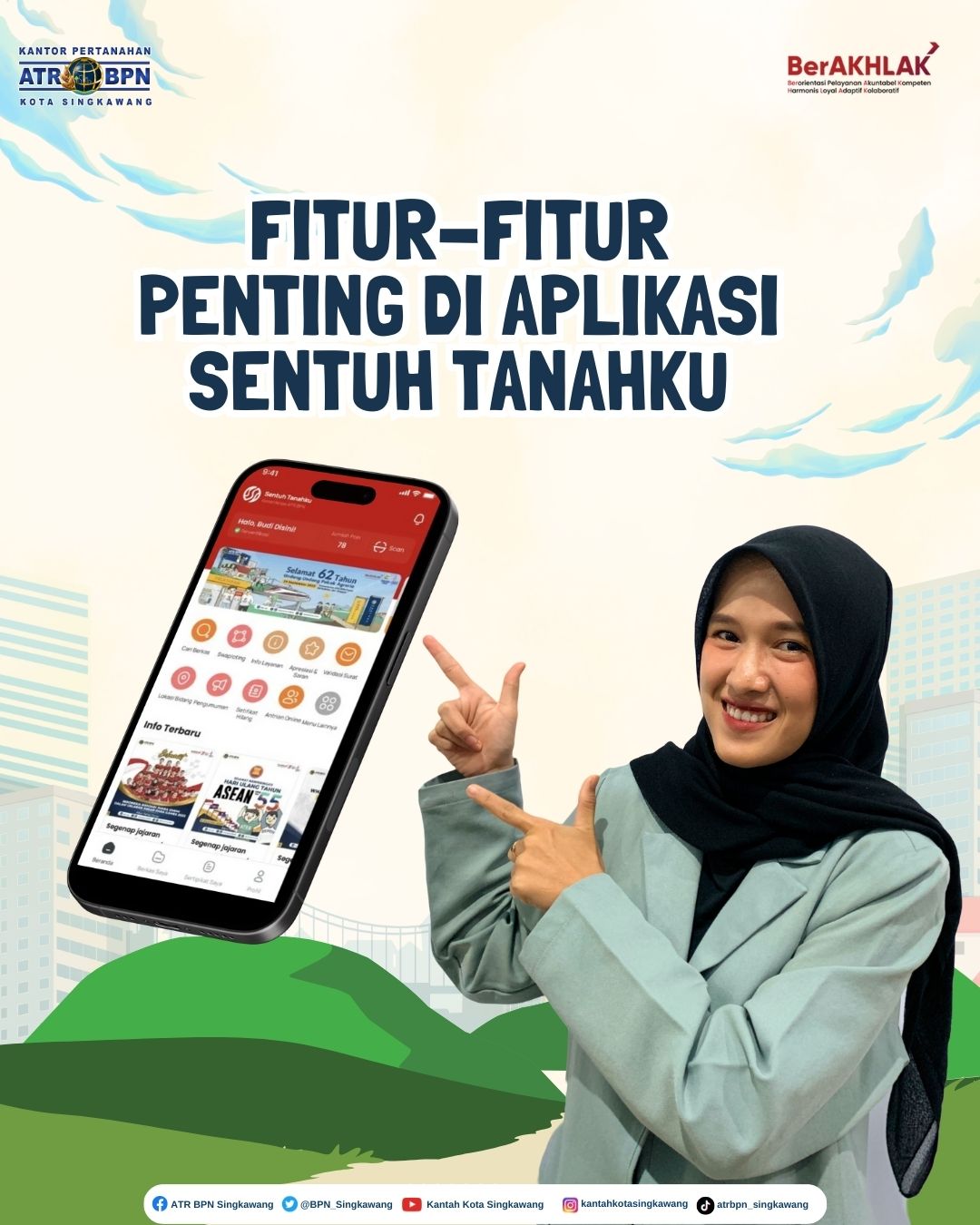 Kenalan dengan fitur-fitur unggulan di Aplikasi Sentuh Tanahku!