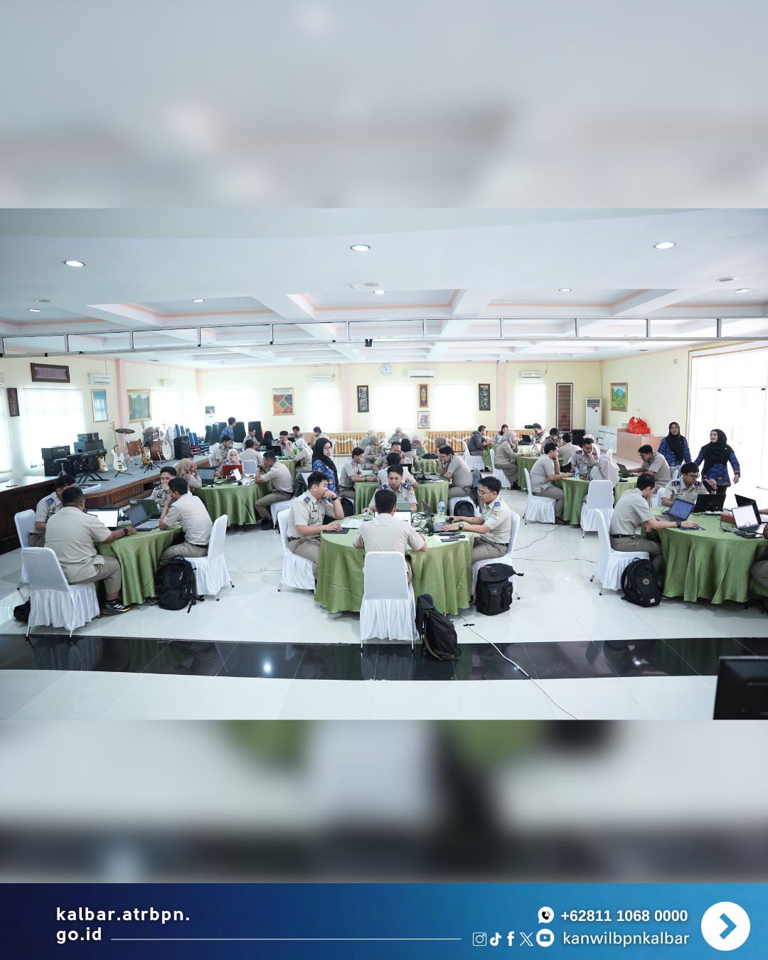 Pegawai Kantah Singkawang Ikuti Uji Kompetensi JFPP Ahli Pertama Tahun 2025 di Kanwil BPN Kalbar