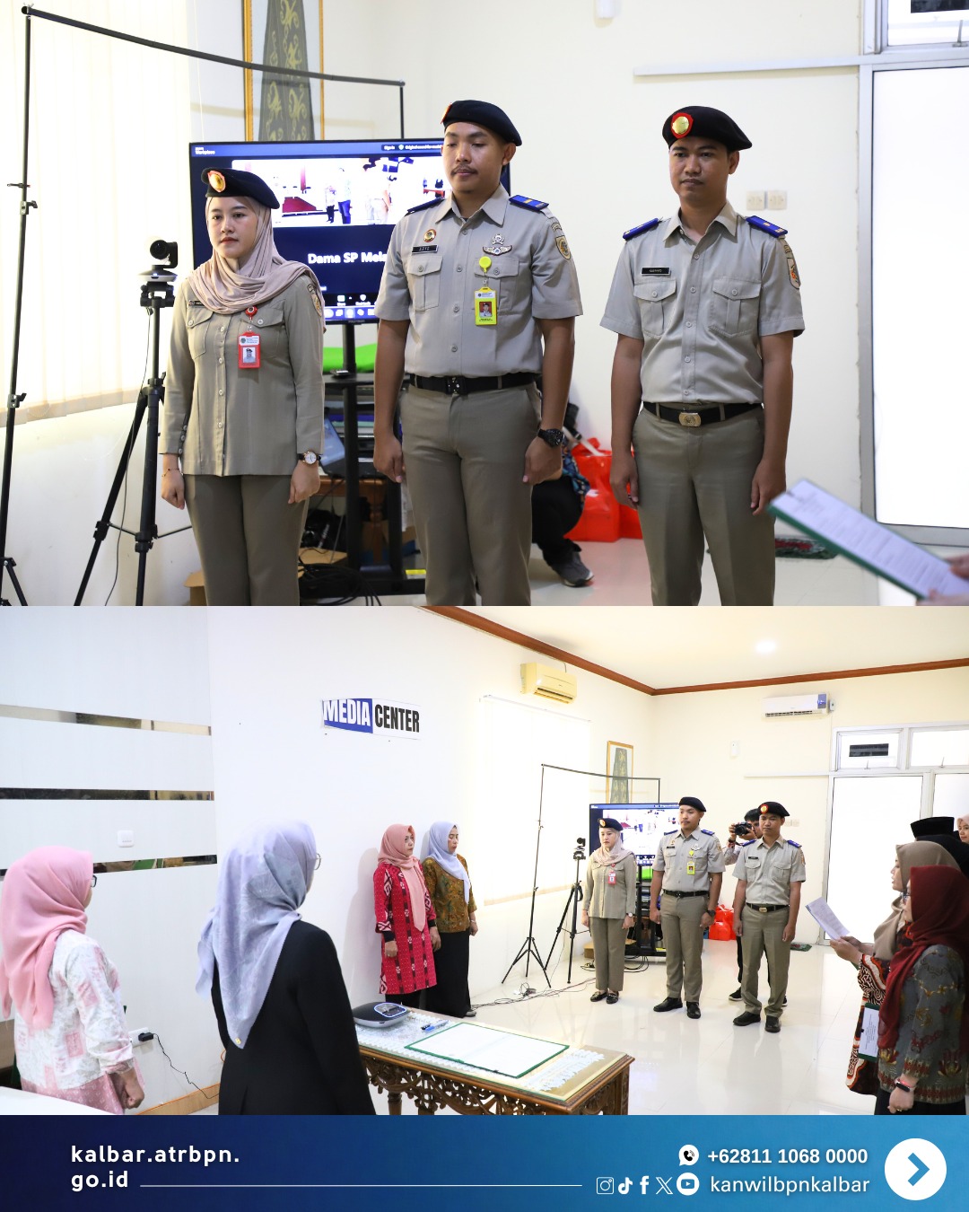 Pegawai Kantah Singkawang Turut Dilantik sebagai Pejabat Fungsional di Lingkungan Kanwil BPN Kalimantan Barat