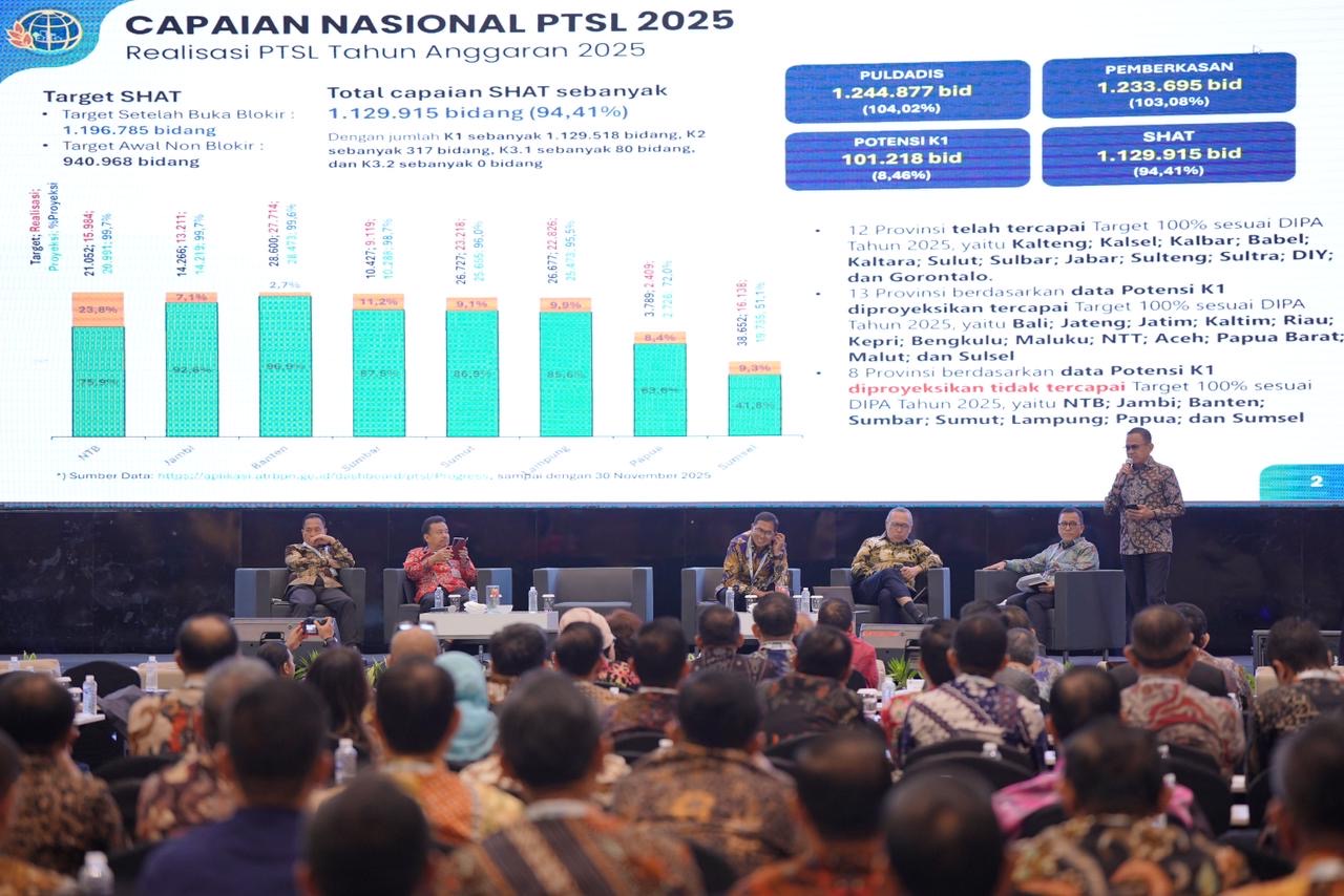 Percepat Penyelesaian Berkas, Dirjen PHPT Tekankan Kontrol Layanan Pertanahan dari Loket hingga Back Office