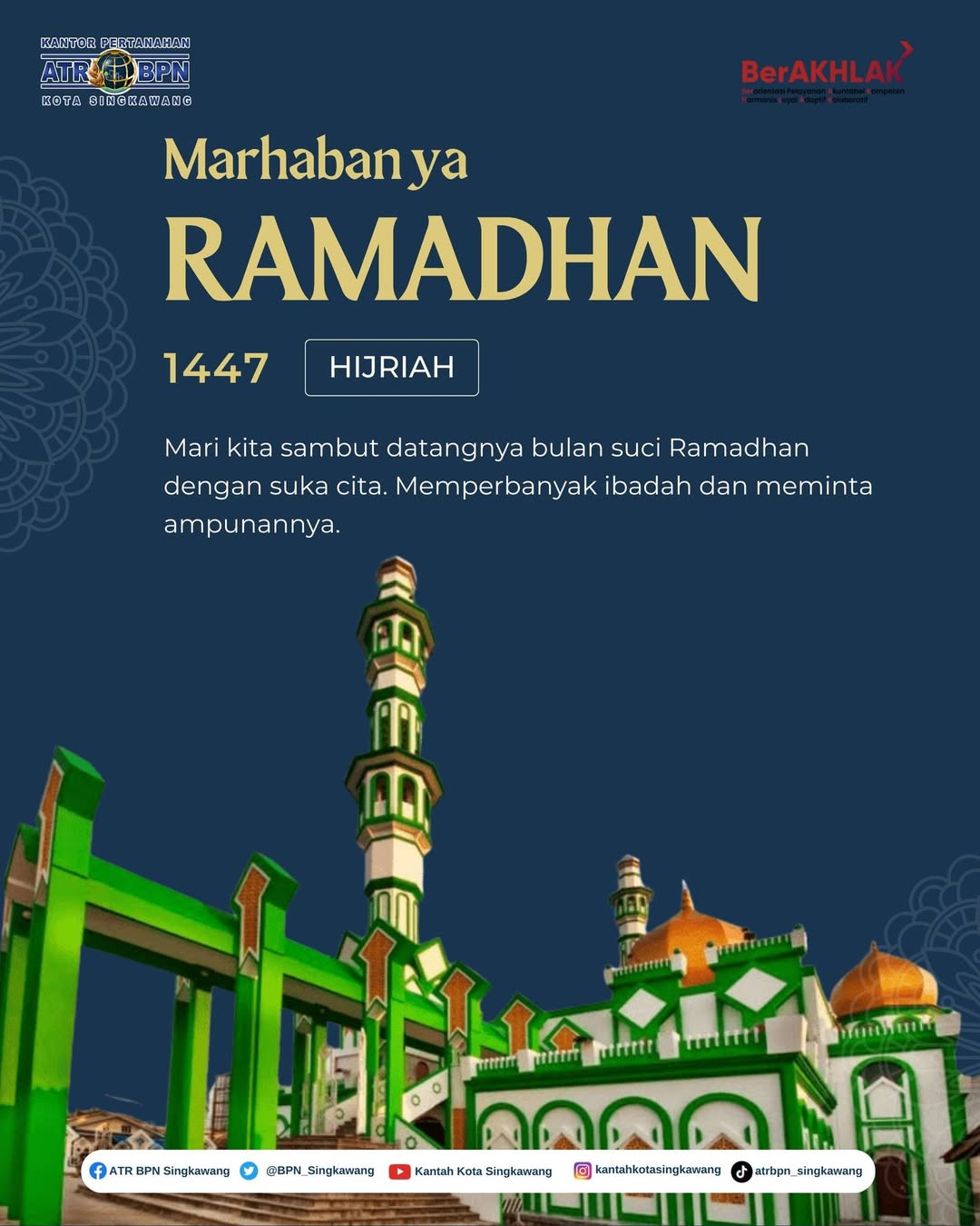 MARHABAN YA RAMADHAN