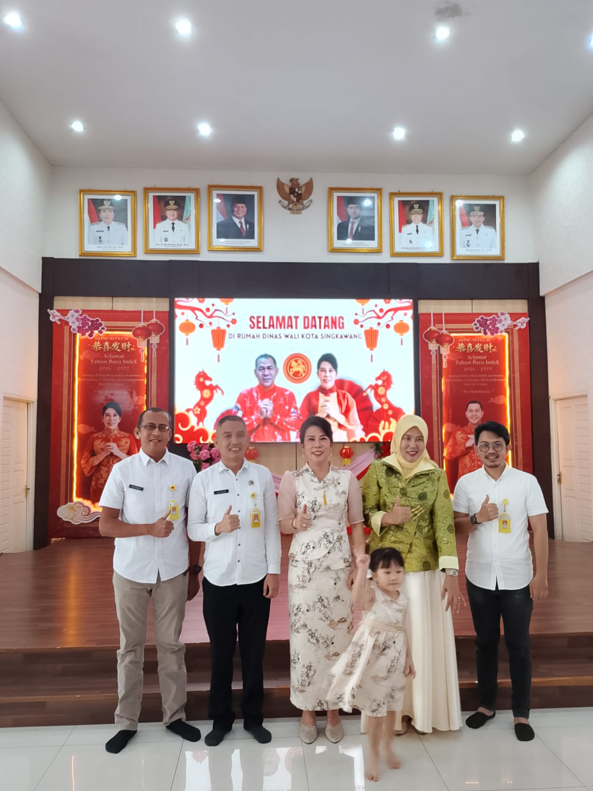 KANTOR PERTANAHAN KOTA SINGKAWANG MENGHADIRI OPEN HOUSE IMLEK 2026 WALIKOTA SINGKAWANG DI RUMAH DINAS WALIKOTA SINGKAWANG