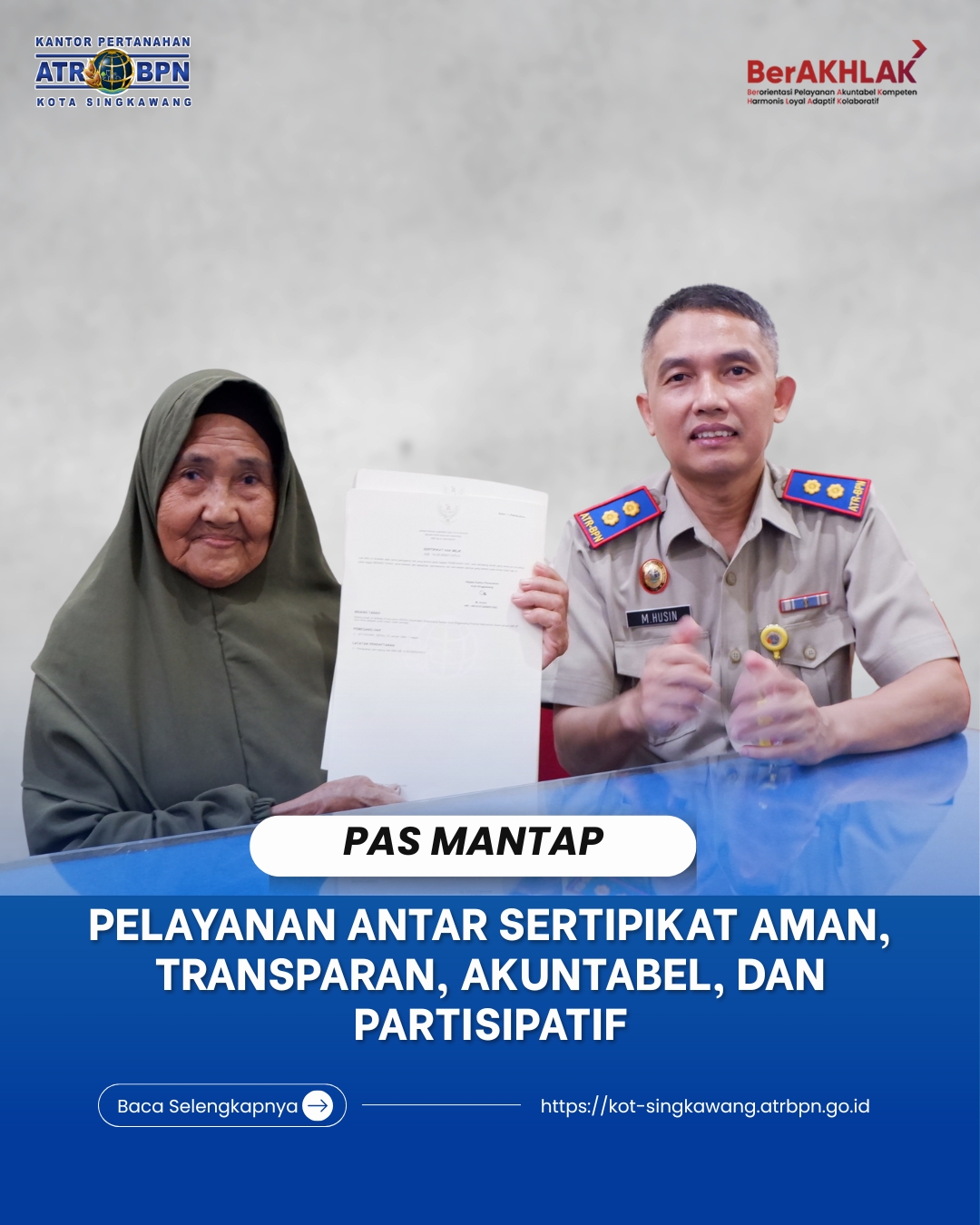 PENYERAHAN SERTIPIKAT