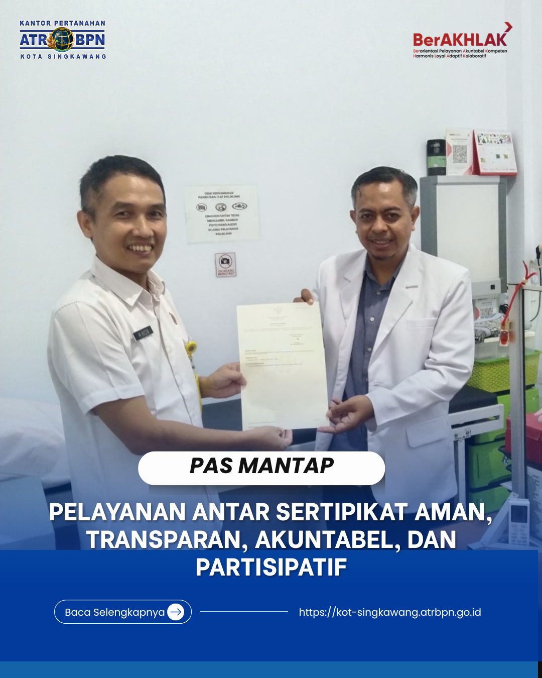 PELAYANAN ANTAR SERTIPIKAT