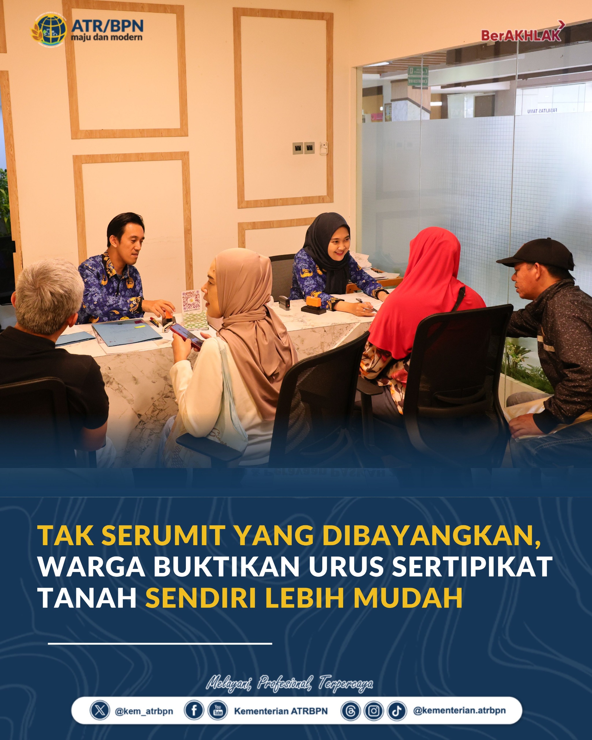 Tak Serumit yang Dibayangkan, Warga Buktikan Urus Sertipikat Tanah Sendiri Lebih Mudah