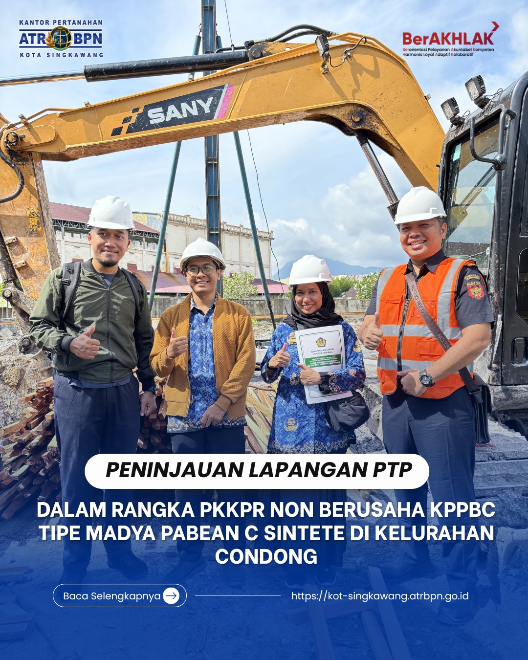 DALAM RANGKA PKKPR NON BERUSAHA KPPBC TIPE MADYA PABEAN C SINTETE DI KELURAHAN CONDONG